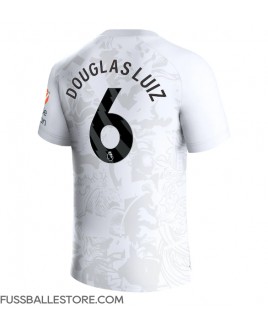 Günstige Aston Villa Douglas Luiz #6 Auswärtstrikot 2023-24 Kurzarm